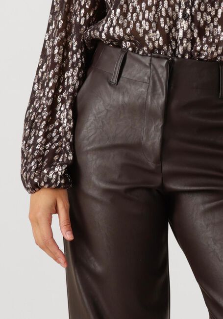 Bruine KNIT-TED Wijde broek NAOMI PANT - large