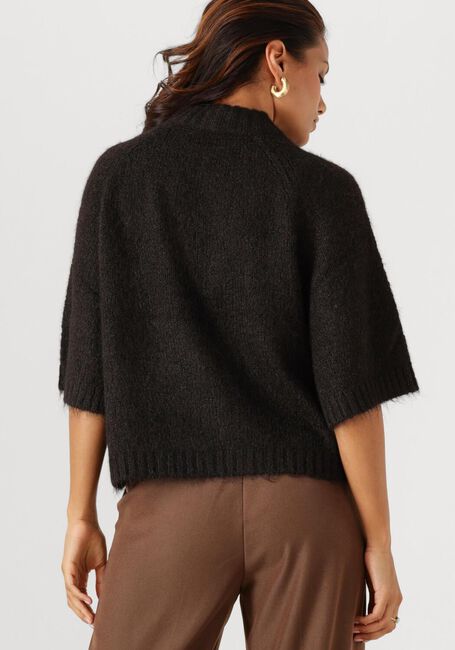 Antraciet NEO NOIR Trui BENUTA FLUFFY KNIT CARDIGAN - large