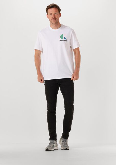 Witte CALVIN KLEIN T-shirt SS 20S CK BHS LG GRP - large