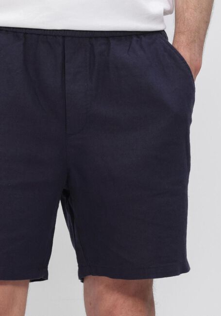 Donkerblauwe LES DEUX Korte broek OTTO LINEN SHORTS - large