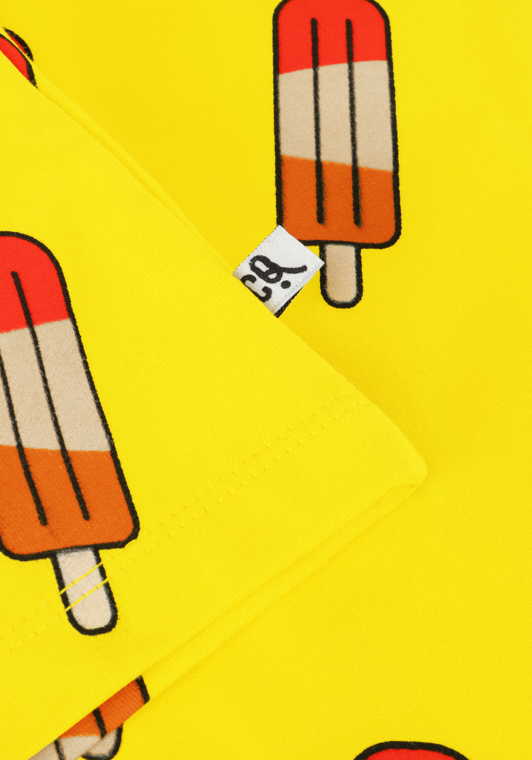 Gele CARLIJNQ Korte broek POPSICLE - BERMUDA - large