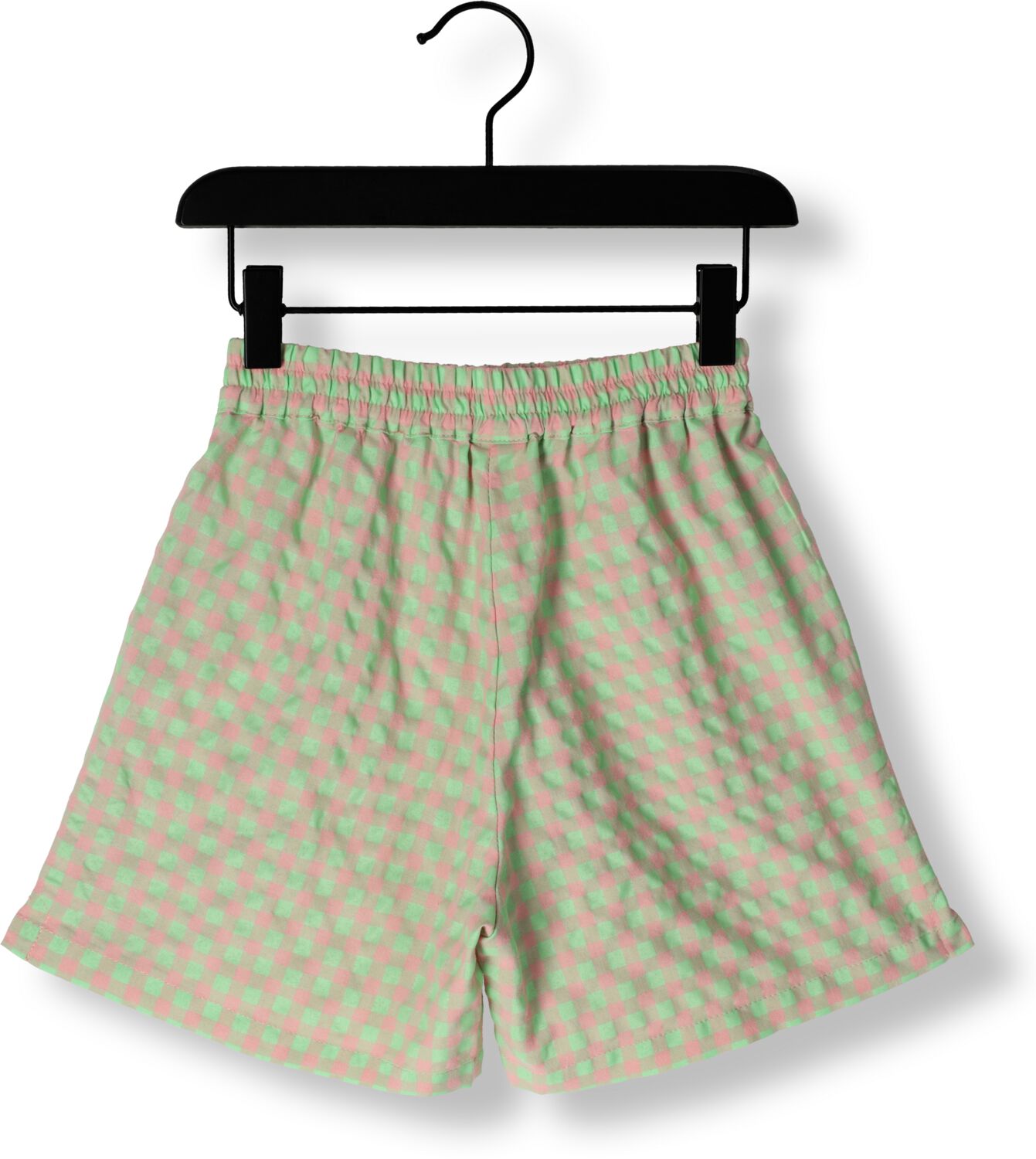 Jelly Mallow Meisjes Broeken Play Checked Woven Short Mint