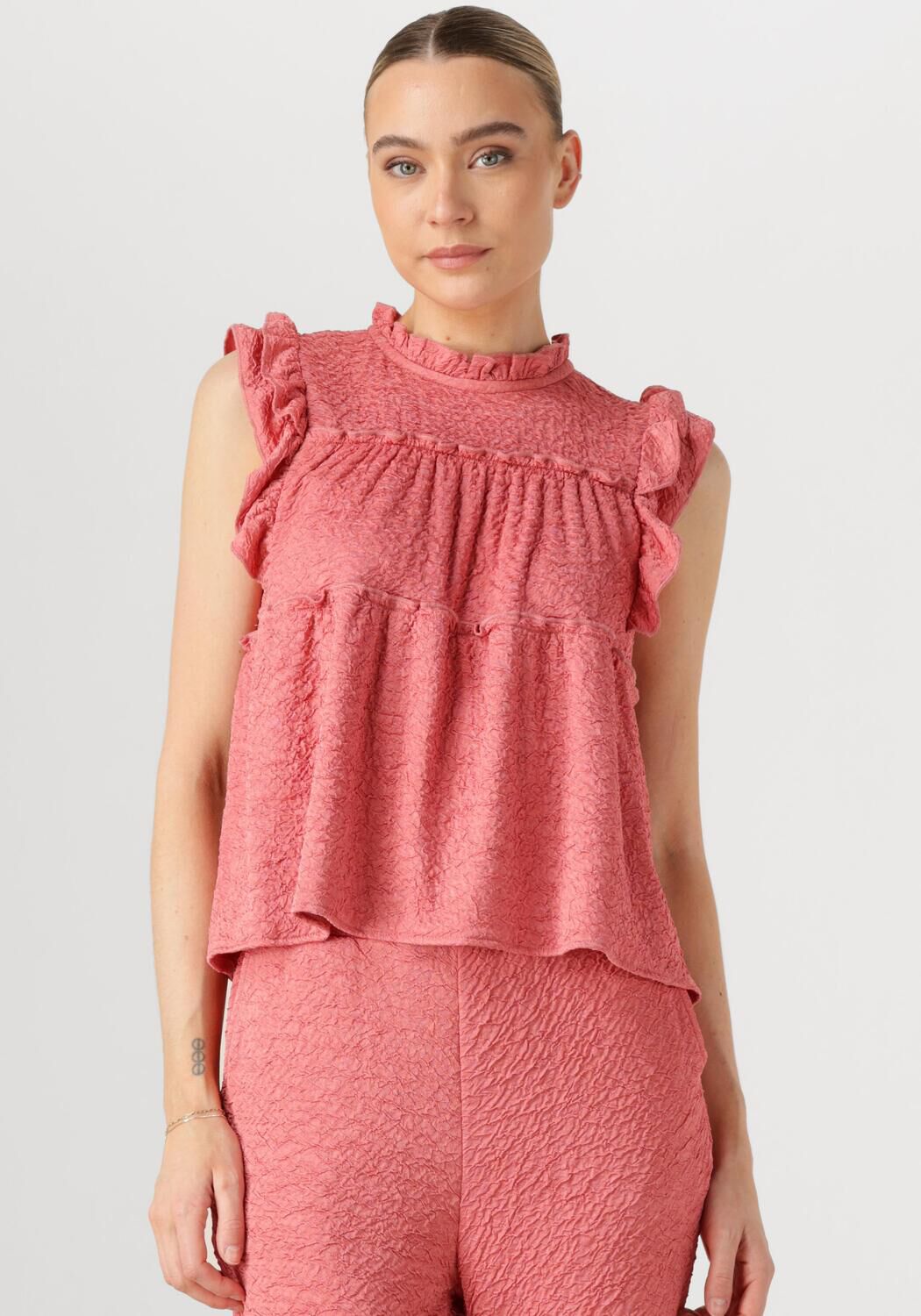 STUDIO AMAYA Dames Tops & T-shirts Feline Roze