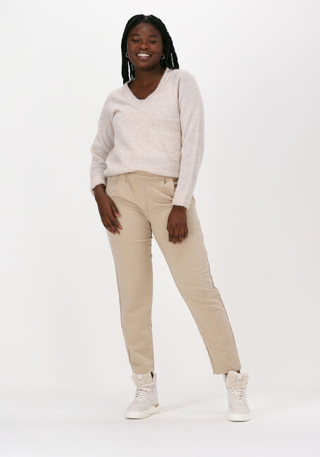 Beige SELECTED WOMEN Trui LULU LS KNIT V-NECK B Beige SELECTED WOMEN Trui LULU LS KNIT V-NECK B - large