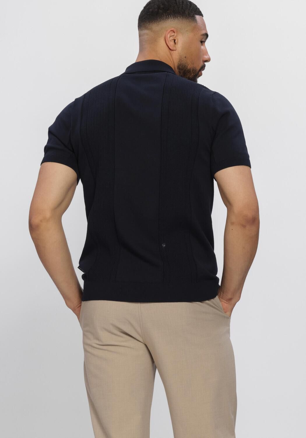 Donkerblauwe SAINT STEVE Polo FRIEDERICH - large