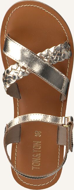 Gouden TON & TON Platte sandalen SH701 Gouden TON & TON Platte sandalen SH701 - large