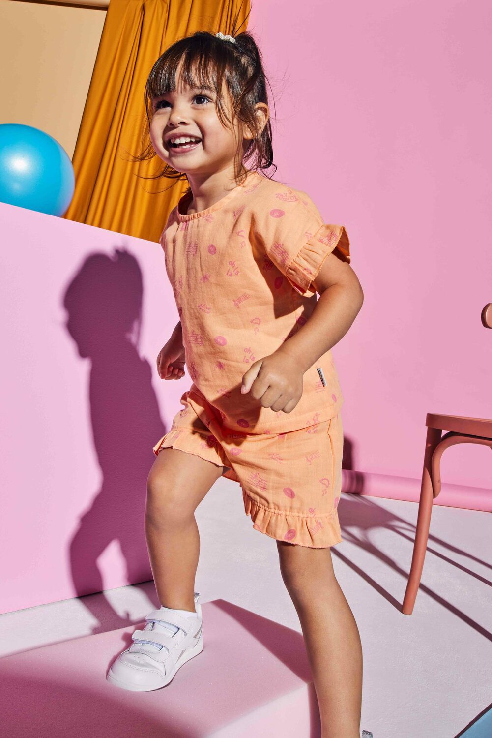 Oranje RETOUR Broeken METTE - large