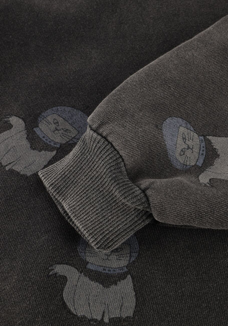 Grijze Sproet & Sprout Sweater SWEATSHIRT SPACE CAT PRINT - large