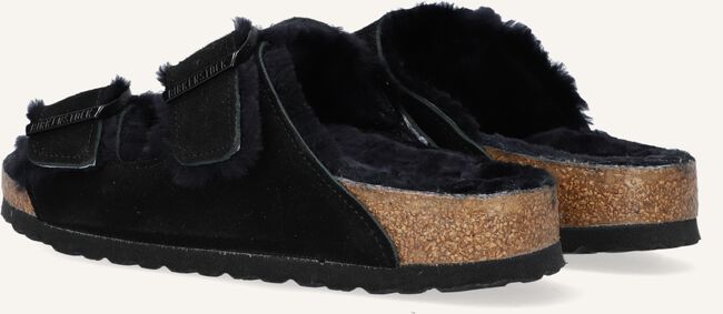 Zwarte BIRKENSTOCK Pantoffels ARIZONA FELL Zwarte BIRKENSTOCK Pantoffels ARIZONA FELL - large