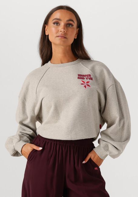 Grijze HARPER & YVE Sweater ALLDAYDRAMA-SW - large