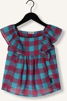 Blauwe DAILY BRAT Top SANDY CHECKED TOP Blauwe DAILY BRAT Top SANDY CHECKED TOP - medium