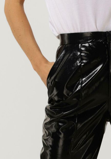 Zwarte ALIX THE LABEL Pantalon LACQUER PANTS - large