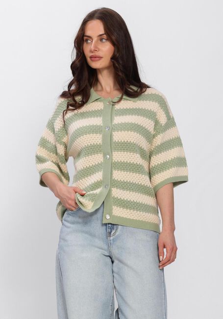 Groene YDENCE Tops & T-shirts KNITTED TOP JANOUK - large