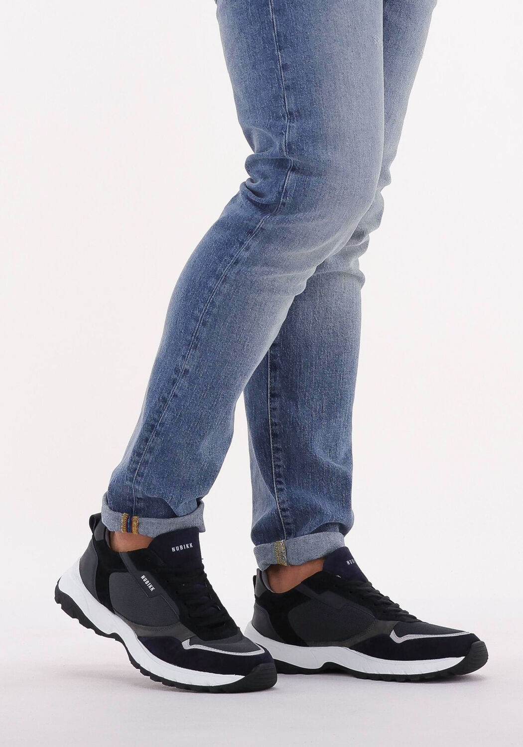 Blauwe NUBIKK Lage sneakers ROSS ROVER - large