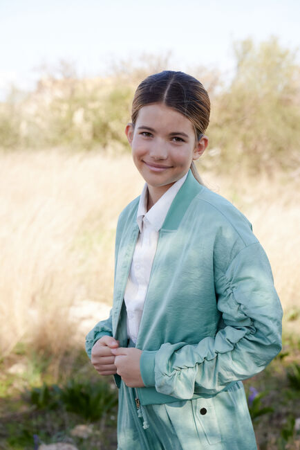 Witte NOBELL Blouses TIPI GIRLS BUTTON UP POPLIN BLOUSE - large