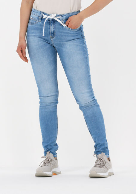 Blauwe CALVIN KLEIN Skinny jeans MID RISE SKINNY - large