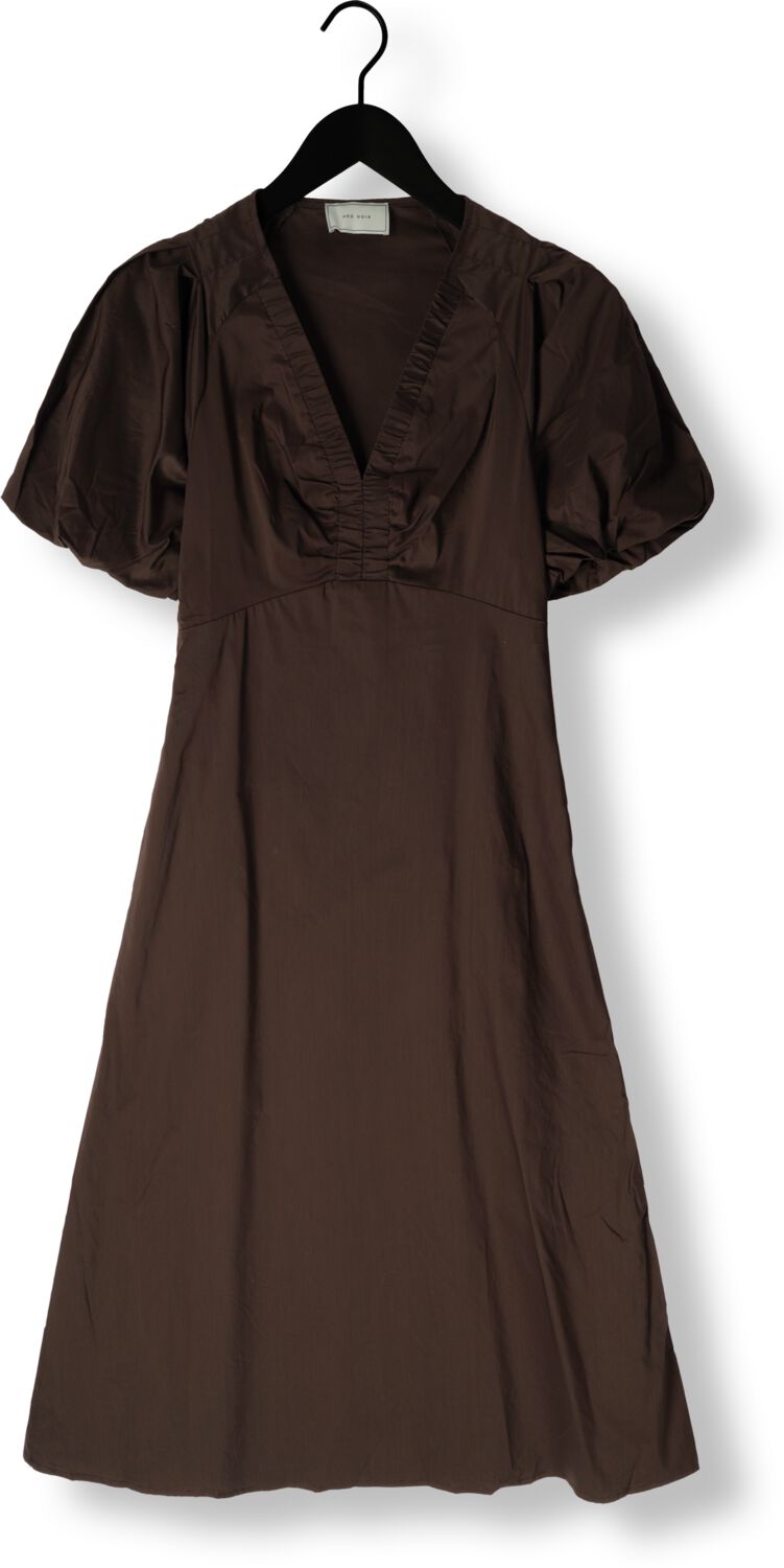 Neo Noir Dames Jurken Illana Poplin Dress - Bruin, foto 2