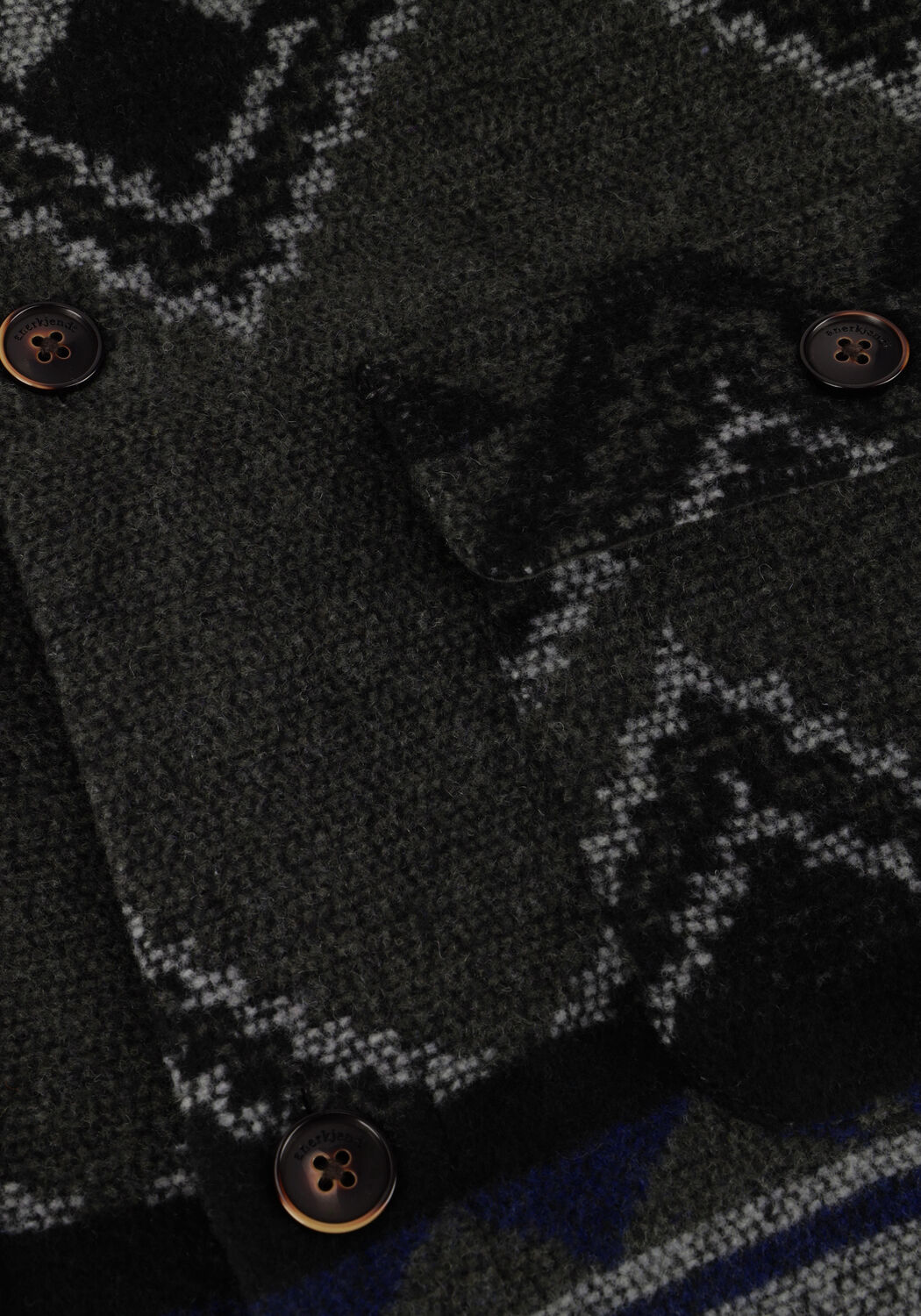 Donkergrijze ANERKJENDT Overshirt AKOSCAR CHECK OVERSHIRT - large