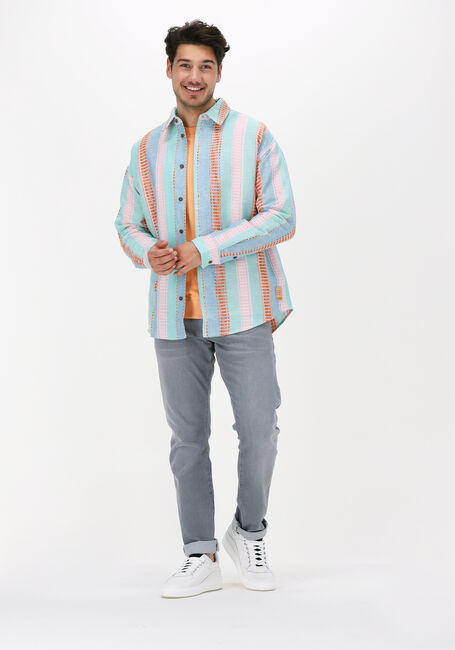 Multi SCOTCH & SODA Overshirt SEASONAL FIT - BASKET WEAVE VOILE SHIRT - large