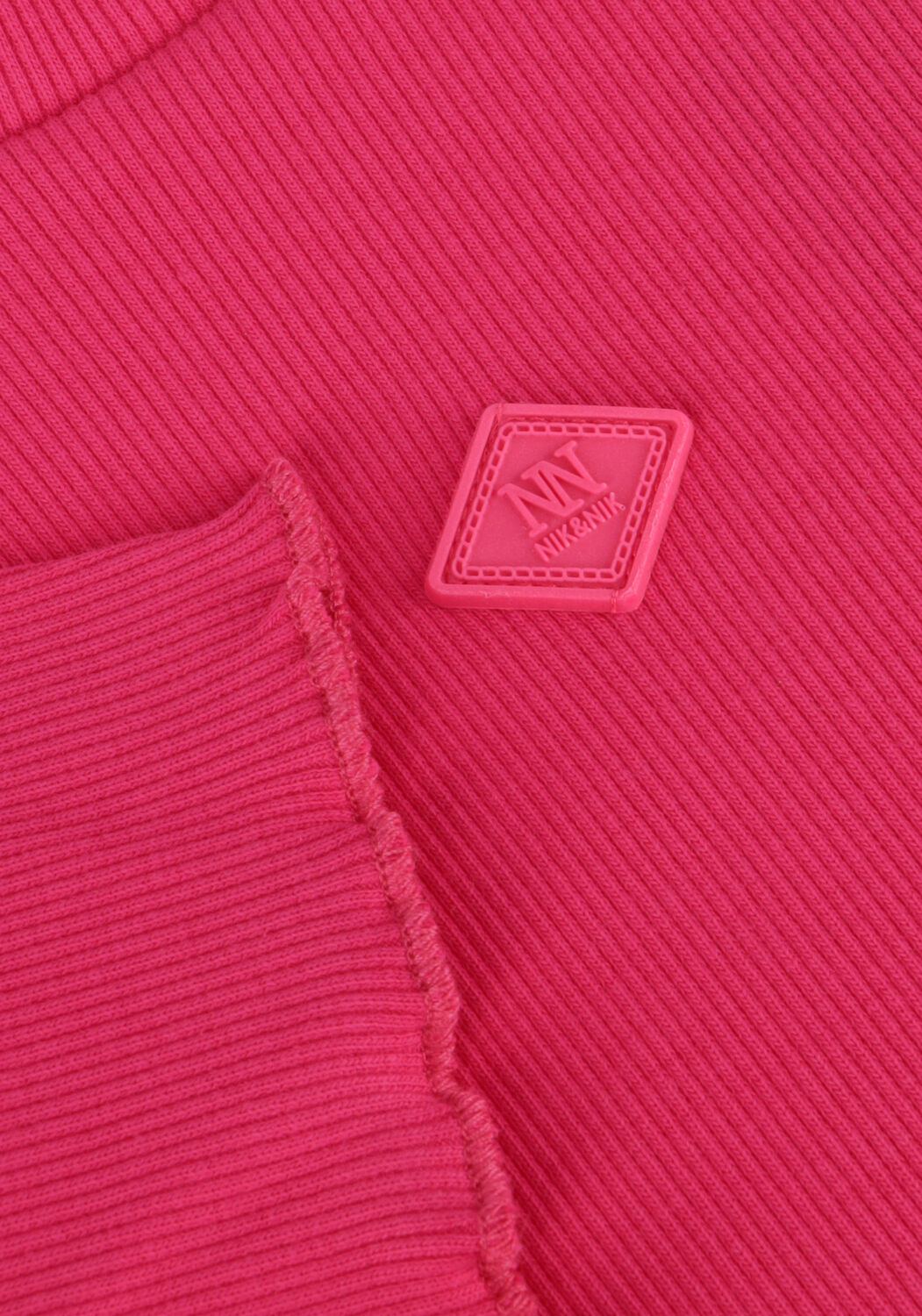 NIK & NIK Meisjes Tops & T-shirts Rib T-shirt Roze