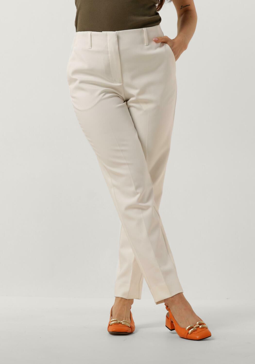 Fiveunits Elegante Witte Broek Julia White Dames