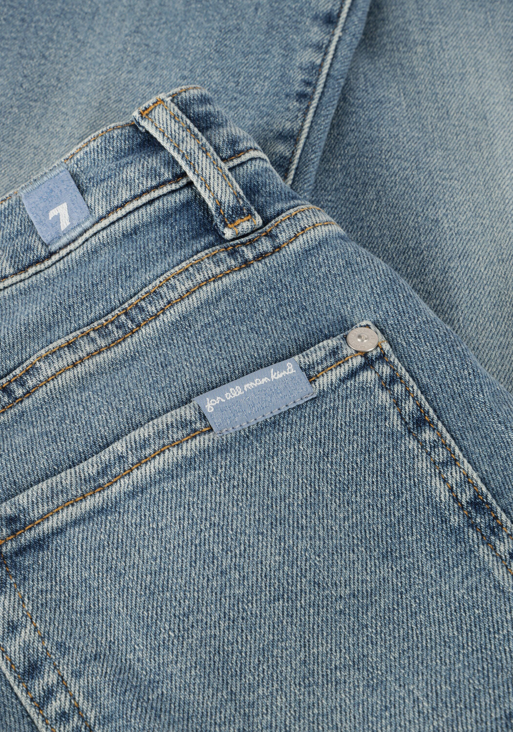 Blauwe 7 FOR ALL MANKIND Bootcut jeans BOOTCUT TAILORLESS FANCY WITH RAW CUT - large