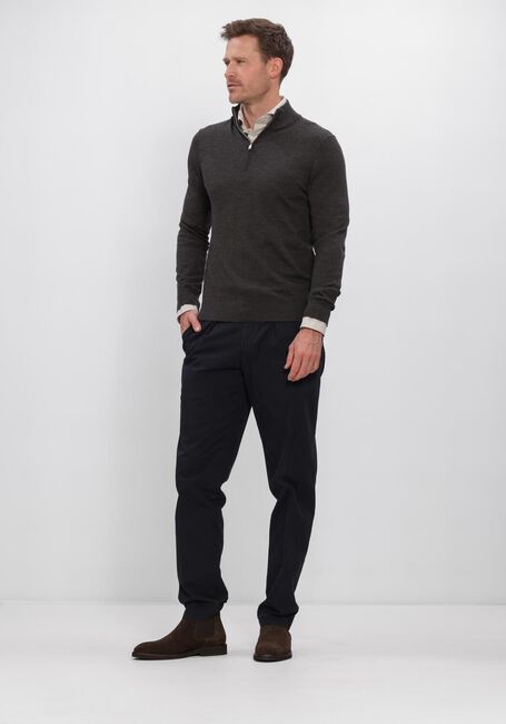 Antraciet PROFUOMO Trui EXTRAFINE MERINO - large