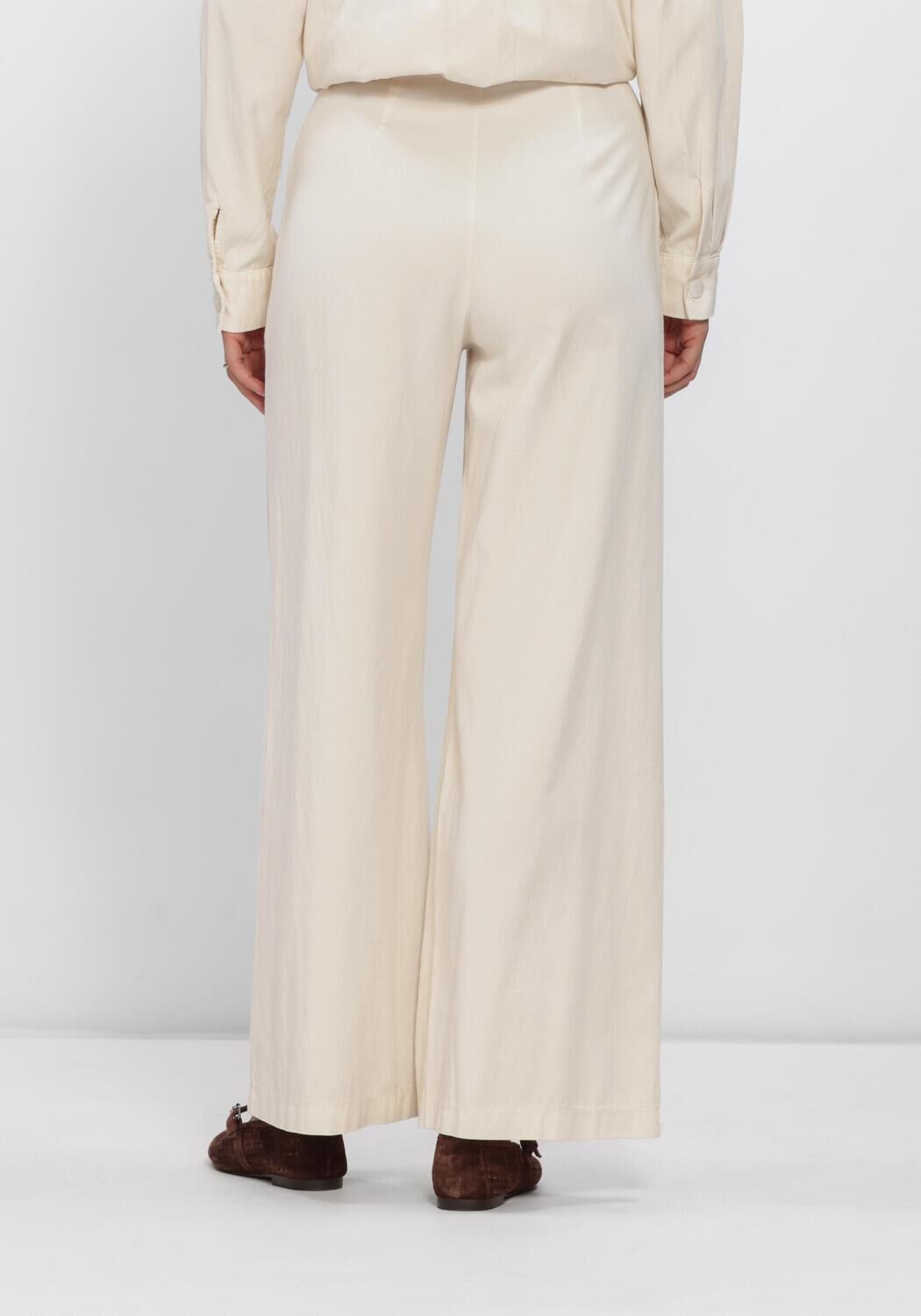 Ecru SIMPLE Lange broeken TROUSER - large