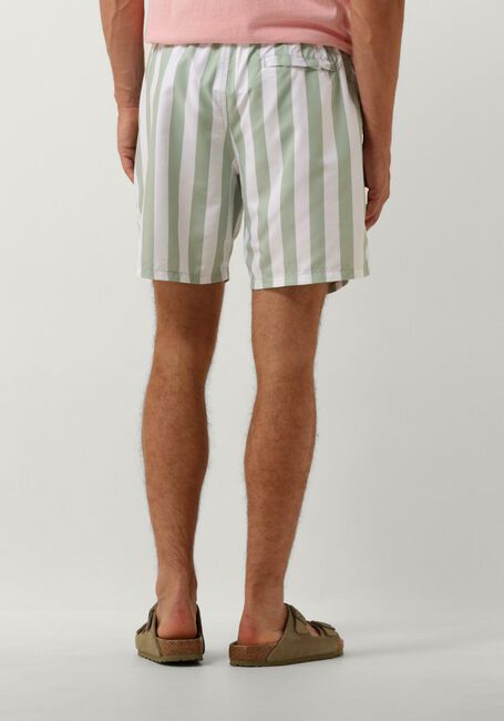 Groene SHIWI  MEN SWIMSHORT BROAD STRIPE - large