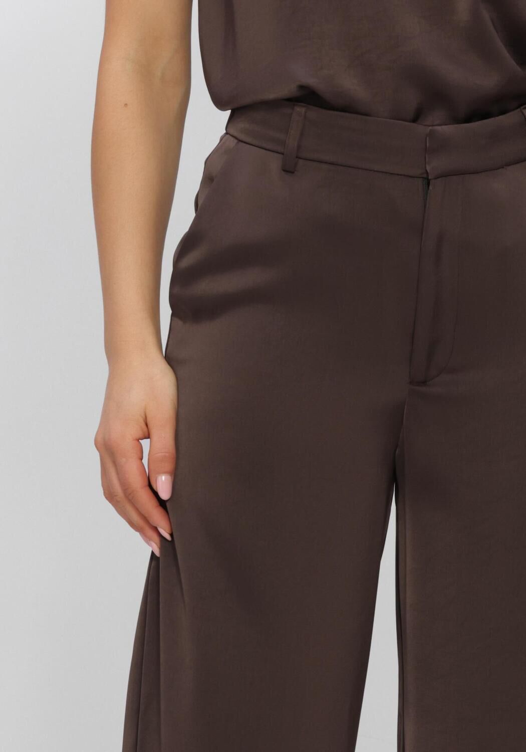 Bruine OMODA ATELIER Wijde broek OM-DIVINE X BO - large