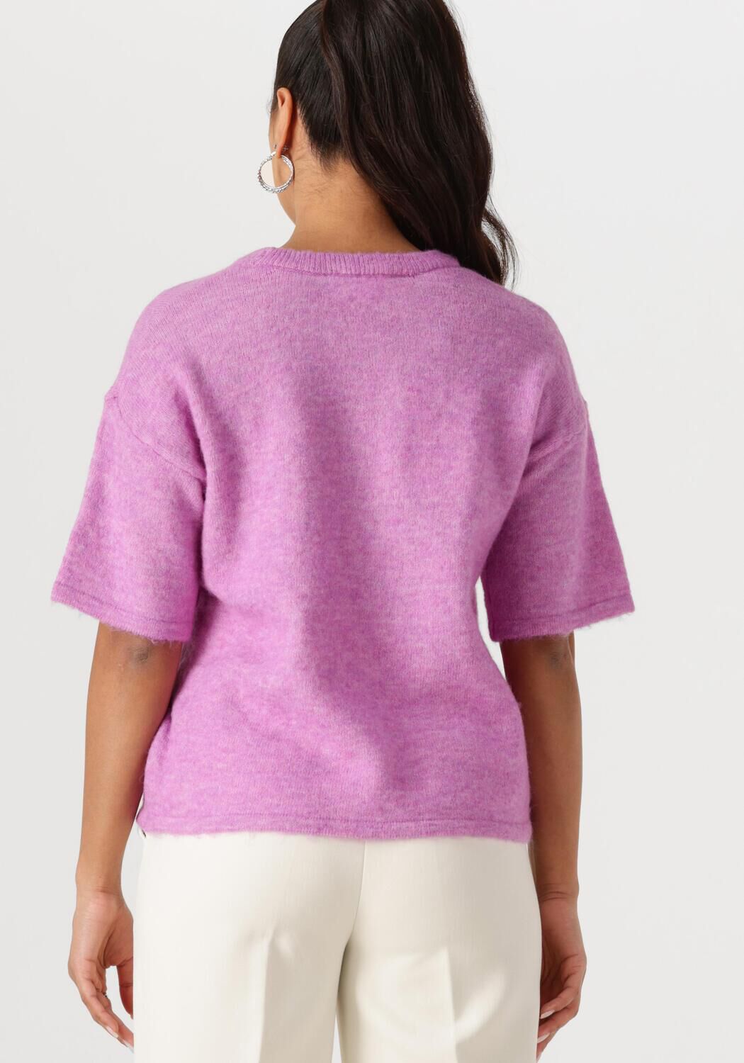 SELECTED FEMME Dames Tops & T-shirts Slfmaline-liliana 2 4 Knit O-neck Roze