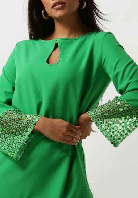 Groene ANA ALCAZAR Mini jurk MIX DRESS - large