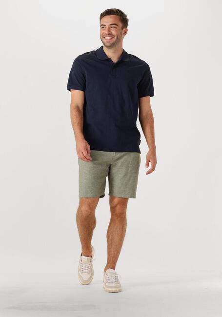 Olijf SCOTCH & SODA Korte broek FAVE COTTON/LINEN TWILL BERMUDA - large