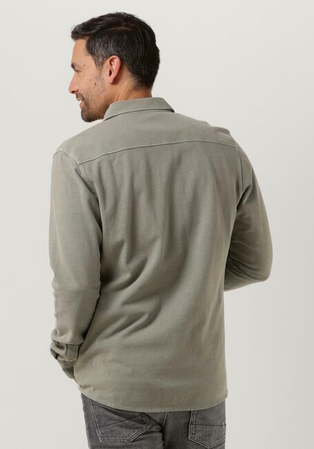 Groene BUTCHER OF BLUE Overshirt ROBBINS CLEAN PIQUE SHIRT - large