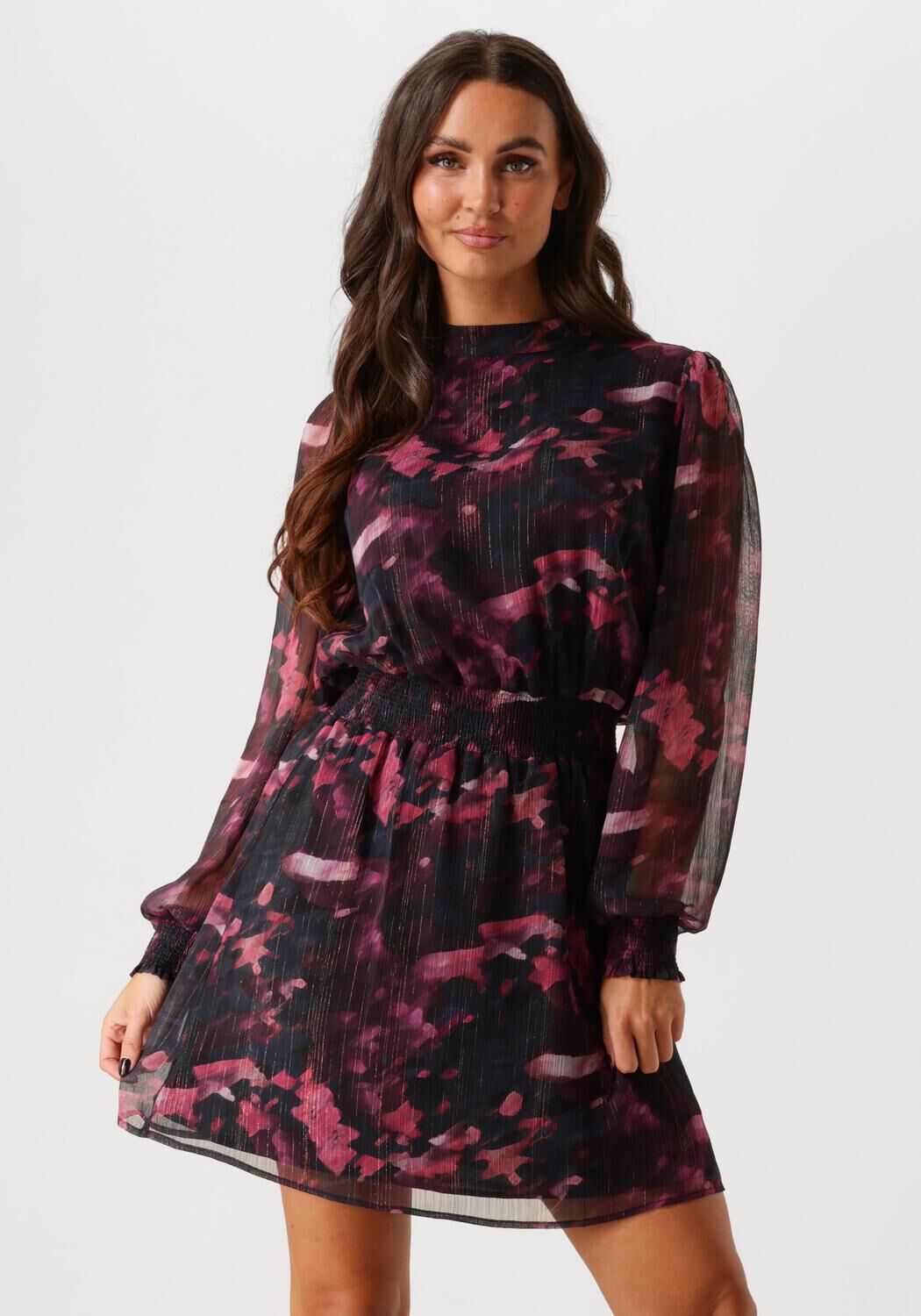 AAIKO Dames Jurken Gabry Winter Bloom Roze