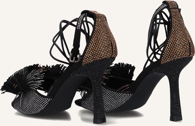 Zwarte KURT GEIGER LONDON Sandalen met hak POM POM ANKLE TIE Zwarte KURT GEIGER LONDON Sandalen met hak POM POM ANKLE TIE - large
