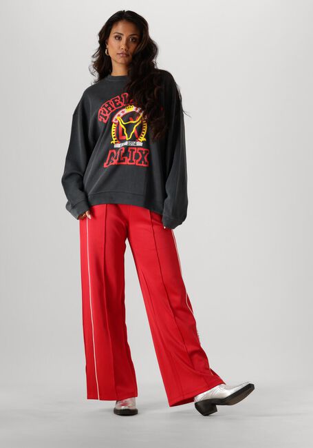 Zwarte ALIX THE LABEL Sweater LADIES KNITTED VINTAGE PAINT SWEATER - large