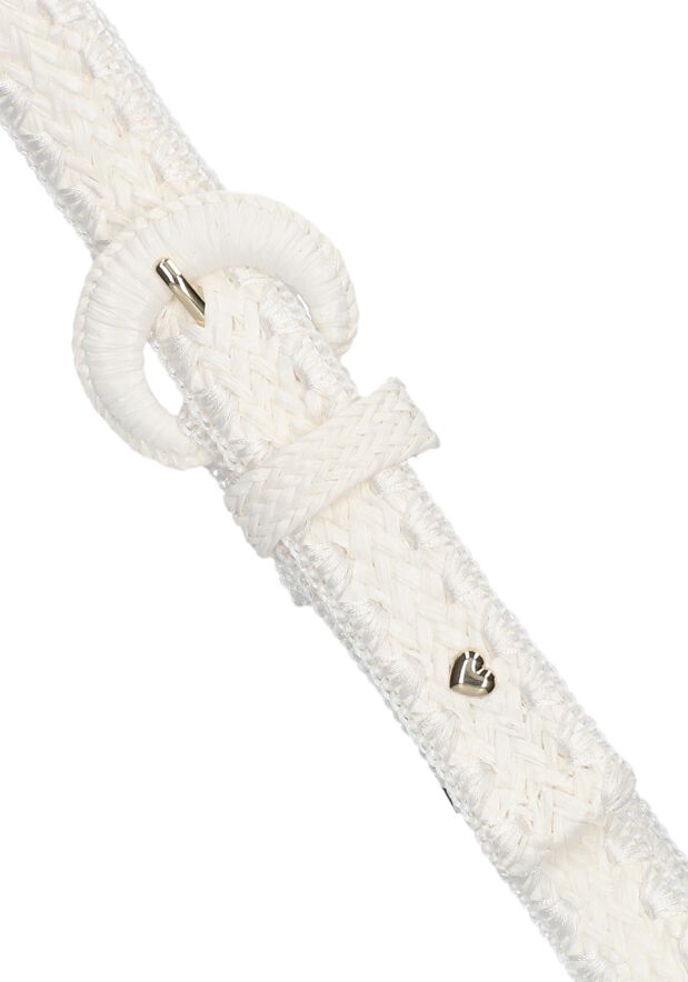 FABIENNE CHAPOT Dames Riemen Raffia Belt Wit