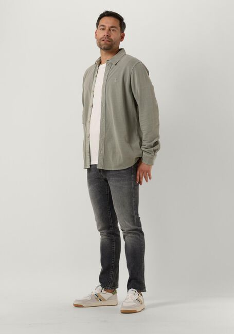 Groene BUTCHER OF BLUE Overshirt ROBBINS CLEAN PIQUE SHIRT Groene BUTCHER OF BLUE Overshirt ROBBINS CLEAN PIQUE SHIRT - large