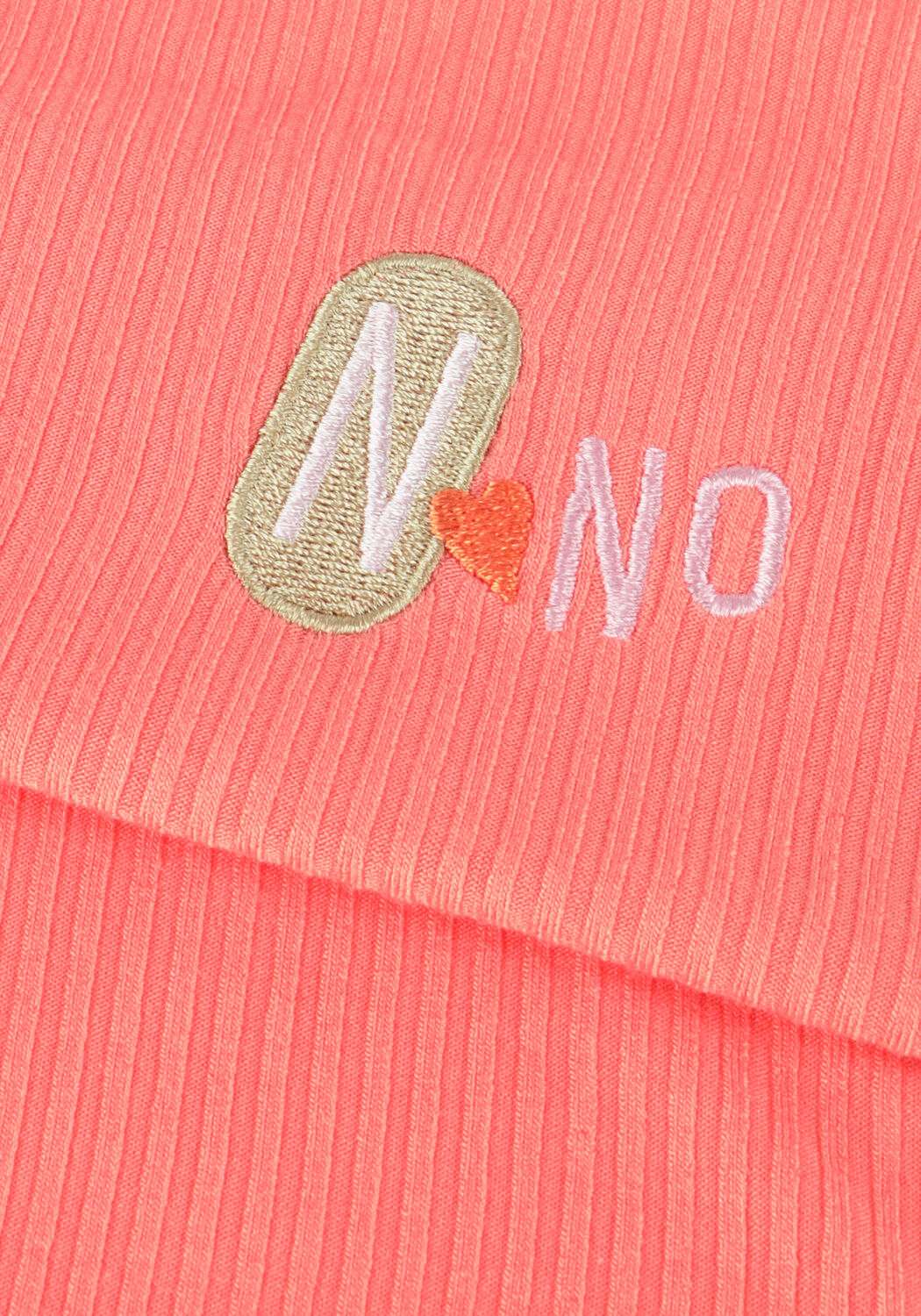 NONO Meisjes Tops & T-shirts Kesta Rib Top Koraal