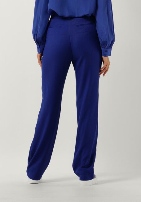 Blauwe SCOTCH & SODA Wijde broek HAILEY - HIGH-RISE STRAIGHT LEG TROUSERS - large
