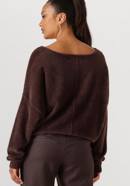 Bruine NUKUS Trui MATHILDE PULLOVER SOFT - large