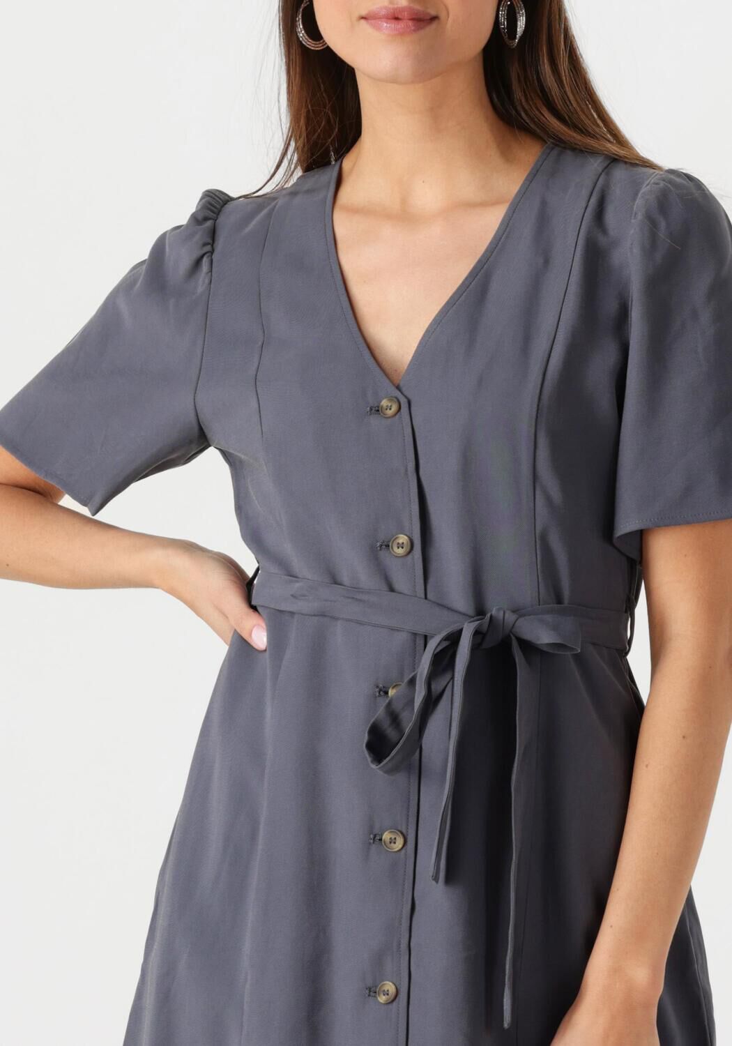 MODSTRÖM Modström Dames Jurken Fanyamd Flare Dress Donkergrijs