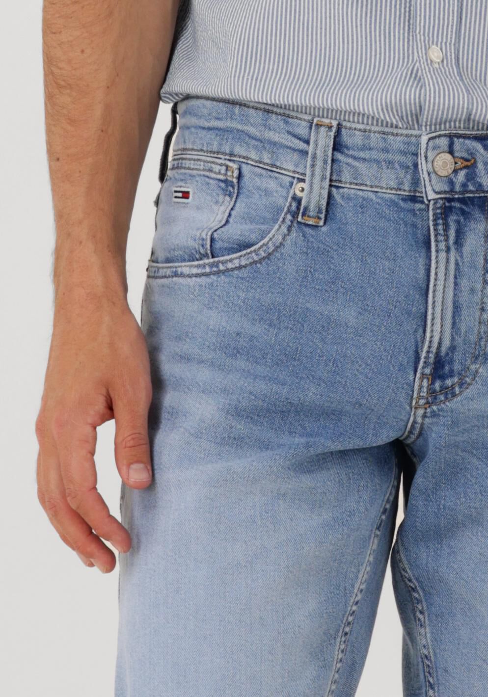 TOMMY JEANS Heren Jeans Ronnie Short Bi0112 Blauw