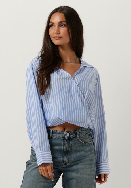 Blauwe ANOTHER LABEL Blouses ELSIE TOP L/S - large
