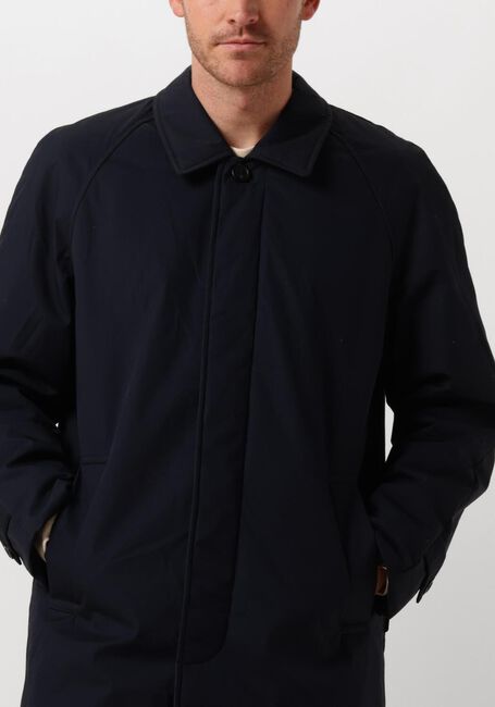 Donkerblauwe SELECTED HOMME Parka's SLHJONES COTTON MAC COAT - large