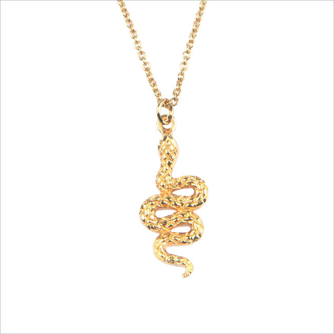 Goudkleurig ATLITW STUDIO Armbanden SOUVENIR NECKLACE SNAKE - large