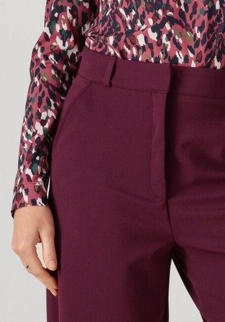 Bordeaux STUDIO ANNELOES Wijde broek Luz twill trousers - large