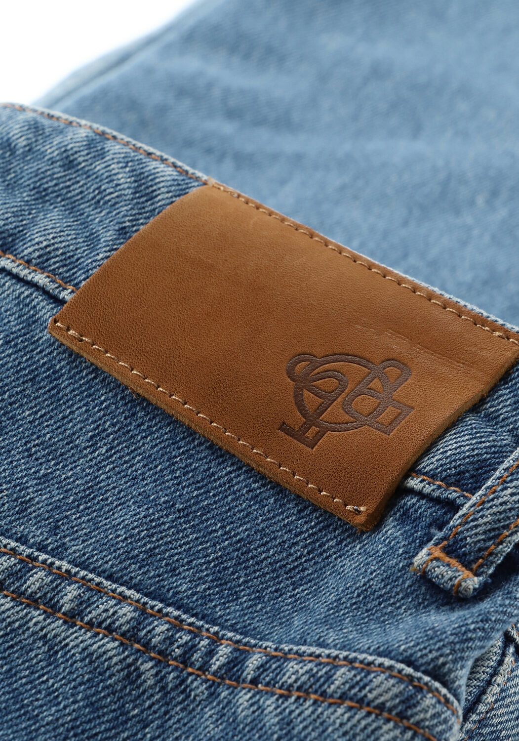 Blauwe JUST FEMALE Mom jeans STORMY JEANS 0104 - large