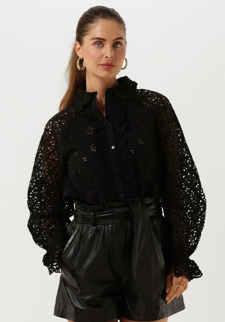 Zwarte POM AMSTERDAM Blouses BLOUSE 6935 - large